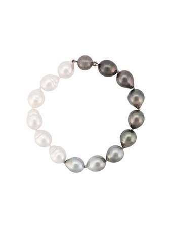 Baggins White And Grey Pearl Bracelet