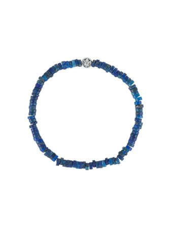 Nialaya Jewelry lapis lazuli beaded bracelet