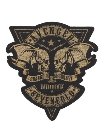 Avenged Sevenfold Orange County Cut Out Patch - Buy Online at Grindstore.com