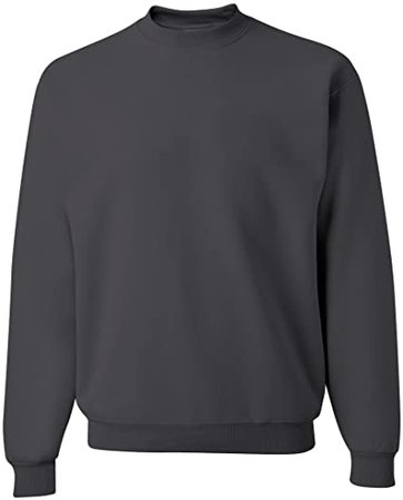 Amazon.com : Jerzees Men's Pill Resistant Long Sleeve Crewneck Sweatshirt : Clothing