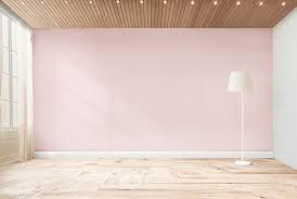 pink empty room -
