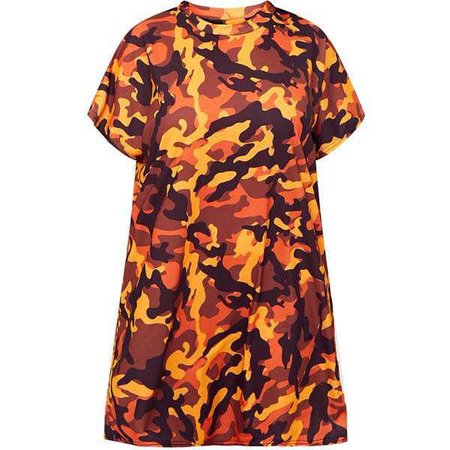 Shape Orange Camo T-Shirt Dress ($26)