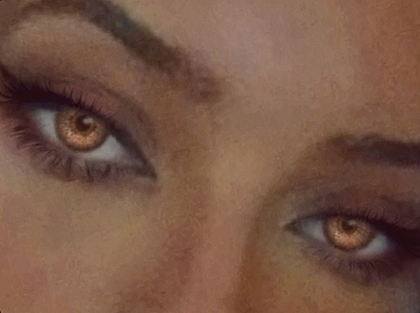 gold color amber colored contacts eyes