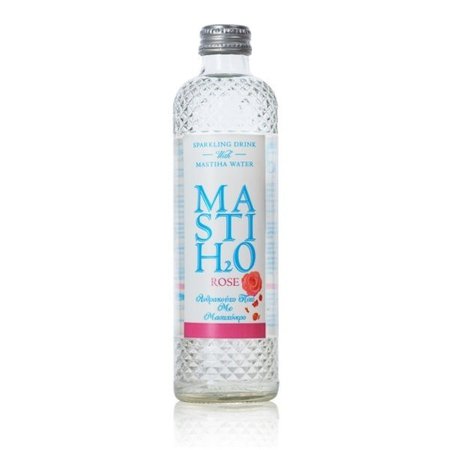 MastiH2O Rose Sparkling Water with Mastic 330ml | Agora Greek Delicacies