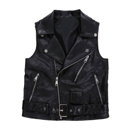 Ladies Faux Leather Black Waistcoat Gilet Biker Sleeveless Jacket Vintage Coats | eBay