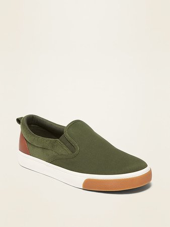 Brushed Twill/Corduroy Slip-Ons for Boys | Old Navy