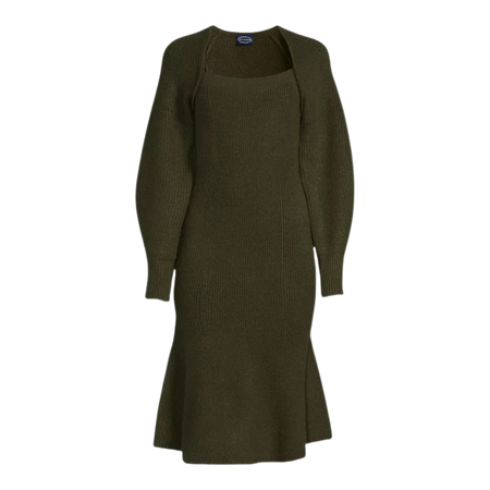Scoop Women's Square Neck Sweater Dress