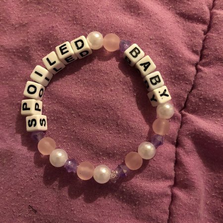 Spoiled baby bracelet you can combine with other bracelets - Depop