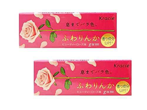 Amazon.com : Japanese Fuwarinka Kracie Beauty Rose Gum (Pack of 2) : Grocery & Gourmet Food