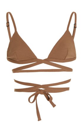 Wrap Triangle Bikini Top By Matteau | Moda Operandi