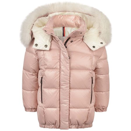 girls pink moncler coat - Google Search