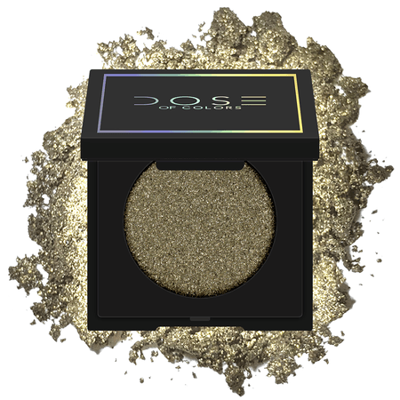 OLIVE YOU- Olive Green with Light Gold Reflects Eyeshadow - Dose of Colors