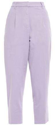 The Keats Cropped Cotton-blend Twill Tapered Pants