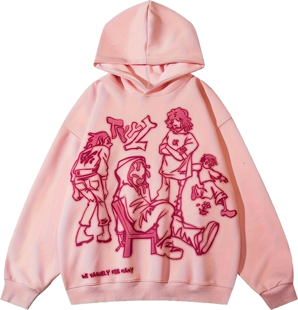 pink zip up hoodie