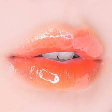 orange aesthetic lips - Google Search