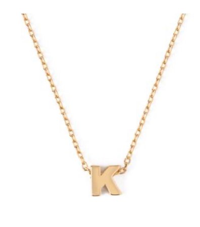 gold k necklace
