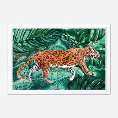 Leopard Jungle Framed Art – Dormify