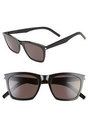 Saint Laurent Slim 52mm Square Sunglasses | Nordstrom