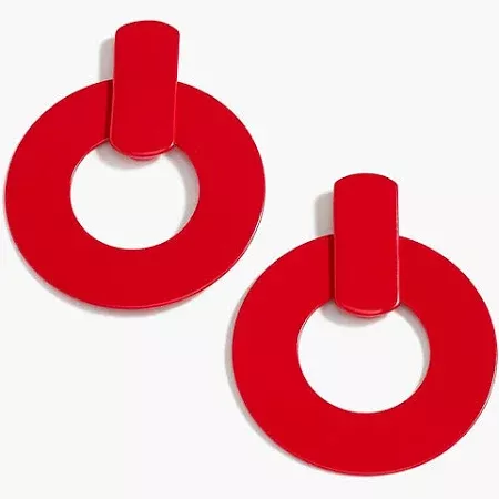 big red earrings - Google Search