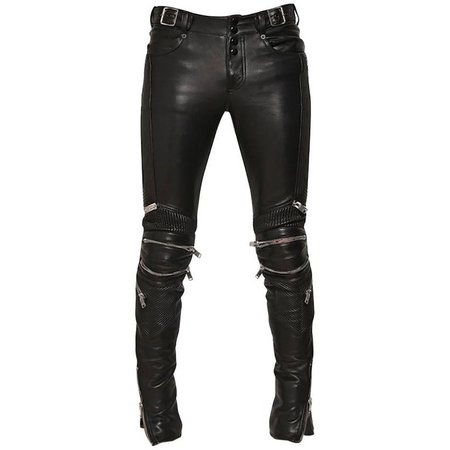 black leather zipper pants - Google Search