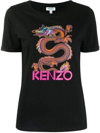 Dragon print T-shirt