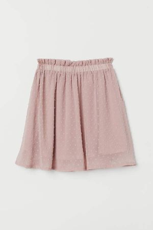 Short Chiffon Dress - Pink