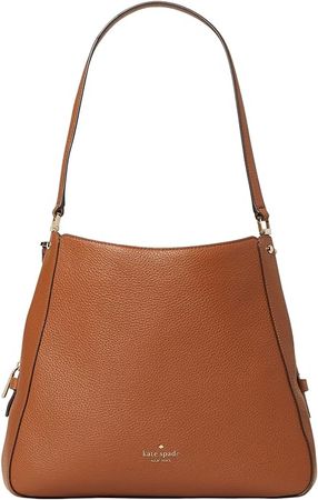 Kate Spade Leila Medium Triple Compartment Shoulder Bag (Warm Gingerbread): Handbags: Amazon.com