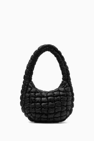 QUILTED MINI BAG - Black -  - COS