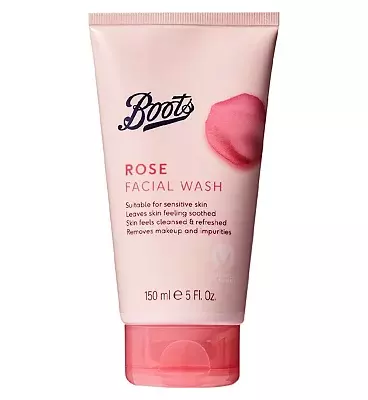 Boots Rose Face Wash Pink