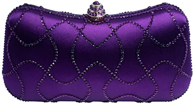 Amazon.com: purple and gold evening purse: Clothing, Shoes & Jewelry