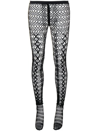 Y's fishnet-detail Tights