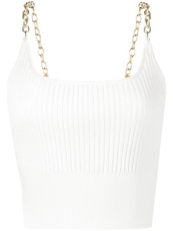 Shop Jonathan Simkhai Genevieve chain-link strap top with Express Delivery - FARFETCH