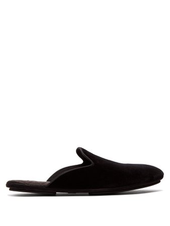 Velvet slippers | Dolce & Gabbana | MATCHESFASHION.COM UK