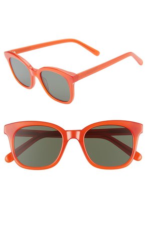 Madewell Venice 49mm Flat Frame Sunglasses | Nordstrom