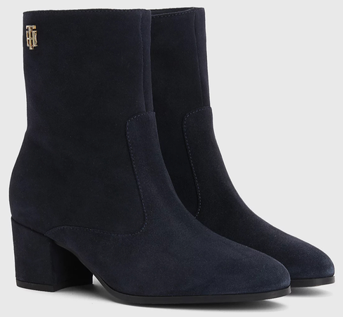 Tommy Hilfiger navy ankle boots