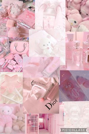 Baby Pink Collage