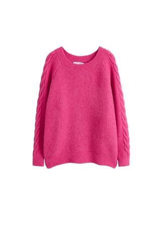 Violeta BY MANGO Textured knit sweater