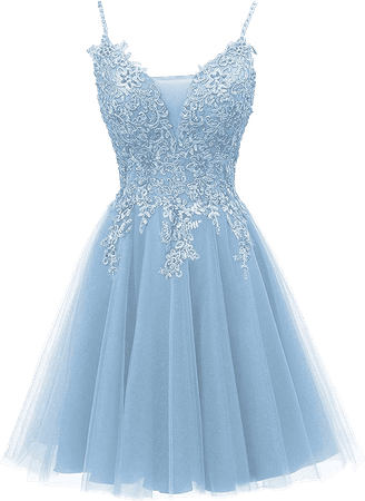 light blue formal dress