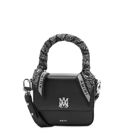 AMIRI Top Handle Leather Bag Black | END. (US)
