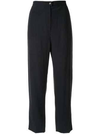 Chanel Pre-Owned 1997 Cropped Tailored Trousers - Farfetch