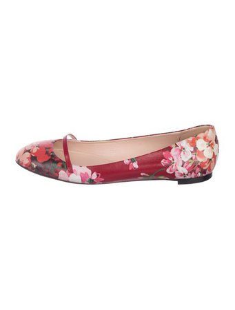 Gucci Shanghai Flora Flats w/ Tags - Shoes - GUC244628 | The RealReal