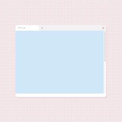 pink blue pastel frame