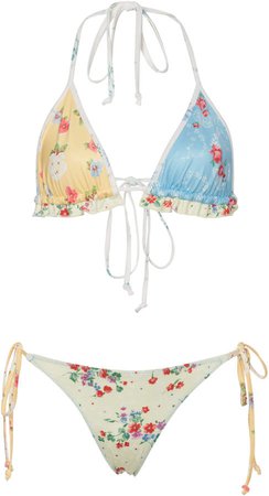Riviera Floral-Print Bikini Set
