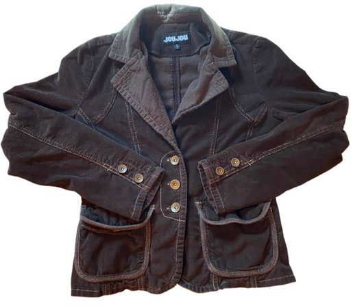 brown corduroy grunge jacket