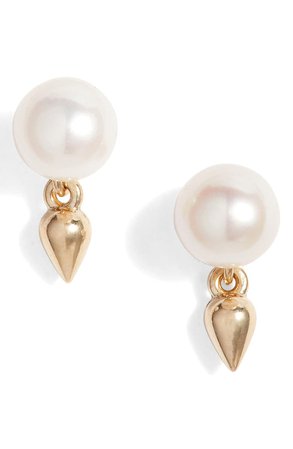 Poppy Finch Pearl Stud Earrings | Nordstrom