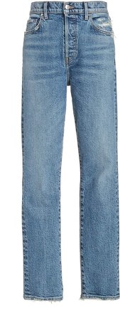 Veronica Beard Ryleigh Straight-Leg Jeans