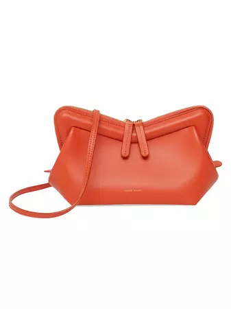 Shop Mansur Gavriel Mini M Frame Leather Crossbody Bag | Saks Fifth Avenue