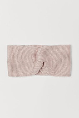 Knit Headband - Powder pink - | H&M US