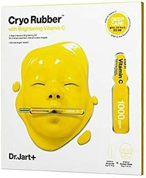 Amazon.com: Dr.Jart Dermask Cryo Rubber Facial Mask Pack (4 Types) NEW UPGRADE Ampoule + Rubber Mask 2 Step Kit (Moisturizing Hyaluronic Acid) : Everything Else