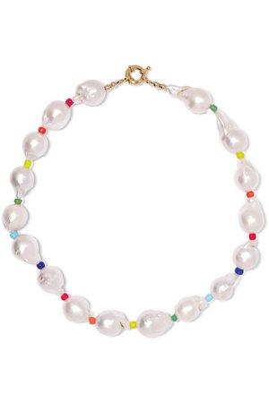Eliou | Asti pearl and bead necklace | NET-A-PORTER.COM